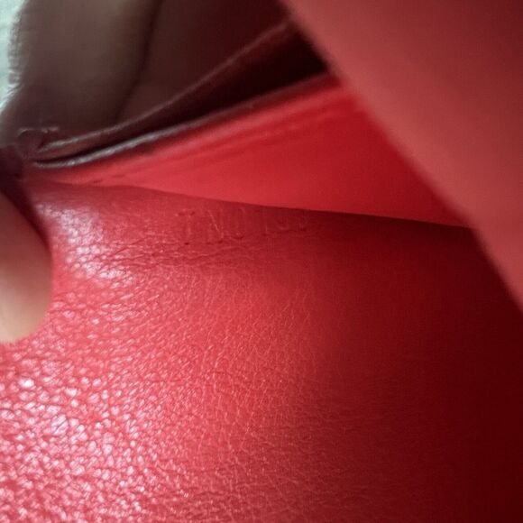 Louis Vuitton Amelia Red Monogram Mahina Leather Wallet - Picture 7 of 16